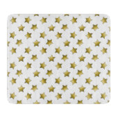 エレガント金ゴールド星 カッティングボード (正面)