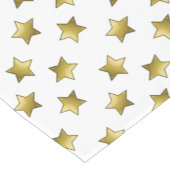 エレガント金ゴールド星 ショートテーブルランナー (コーナー)