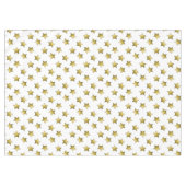 エレガント金ゴールド星 テーブルクロス (正面(横))