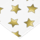 エレガント金ゴールド星 テーブルクロス (アングル)