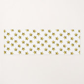 エレガント金ゴールド星 ヨガマット (正面(横))