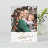 エレガント金ゴールド書道年レビュー写真 シーズンカード (スタンド正面)