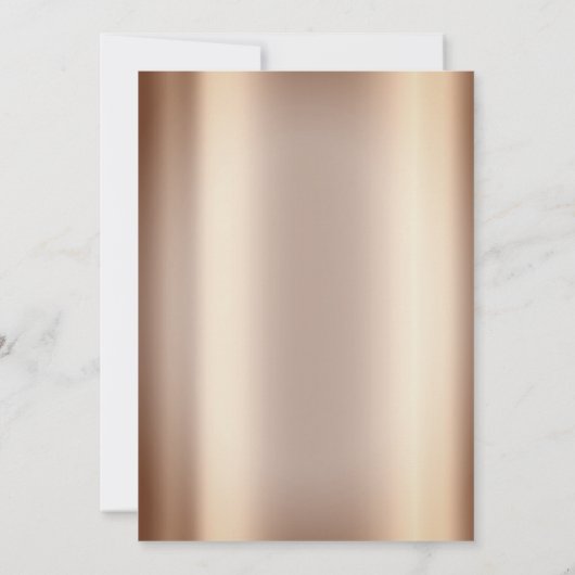 エレガント金ゴールド枠キャップ卒業 招待状 (裏面)