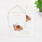 エレガント金ゴールド枠ブラックイヤリング表示カード (デスク)