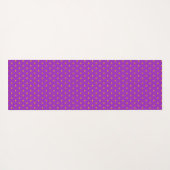 エレガント金ゴールド水玉模様 ヨガマット (裏面(横))