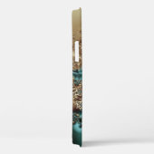 エレガント金ゴールド王室のとアクアデザインケースメイトフォン Case-Mate iPhoneケース (裏面 / 右)