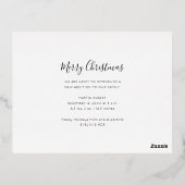 エレガント金ゴールド箔の休日の発表 箔シーズンポストカード