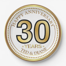 エレガント金ゴールド紙プレートと編集可能文字