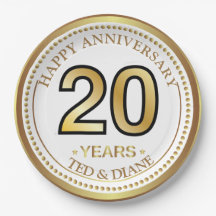 エレガント金ゴールド紙プレートと編集可能文字