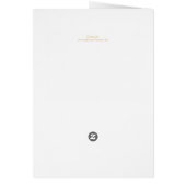 エレガント金ゴールド紙吹雪デザイン (裏面)