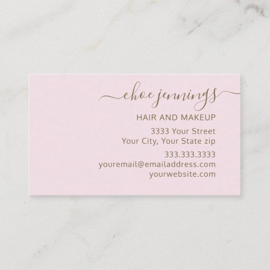 エレガント金ゴールド紫の大理石スクリプト抽象芸術 名刺 (裏面)