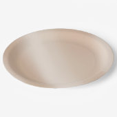 エレガント金ゴールド結婚のフローラ紙プレート ペーパープレート (アングル)