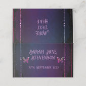 エレガント金ゴールド結婚ズ プレイスカード (外部開封)