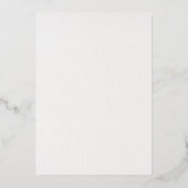 エレガント金ゴールド結婚式招待状 箔招待状 (裏面)