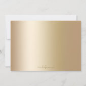 エレガント金ゴールド線縁ど写真 シーズンカード (裏面)