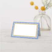 エレガント金ゴールド色アールデコパタ結婚ーン プレイスカード (正面)