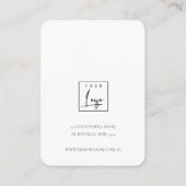 エレガント金ゴールド華美ティール(緑がかった色)マンダラヘアピンディスプレイ 名刺 (裏面)