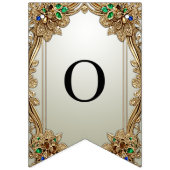 エレガント金ゴールド華美バンティング国旗 バンティングフラッグ (第2の旗)