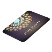 エレガント金ゴールド華美ロータマンダラウッド マグネット (左側)