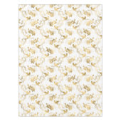 エレガント金ゴールド蜂明鳥群 テーブルクロス (正面)