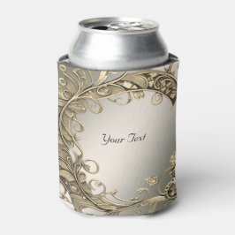 エレガント金ゴールド装飾結婚式の引き出物クーラーボックス 缶クーラー