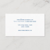 エレガント金ゴールド象クラシックプロフェッショナル 名刺 (裏面)