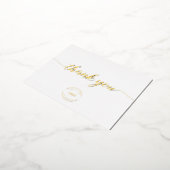 エレガント金ゴールド鑑賞業務 箔シーズンポストカード (回転した状態)