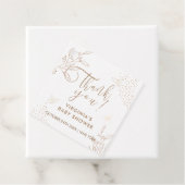 エレガント金ゴールド離れバタフライ赤ちゃんシャワー フェイバータグ (インサイチュ)