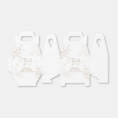 エレガント金ゴールド離れバタフライ赤ちゃんシャワー フェイバーボックス (折り畳みなし)