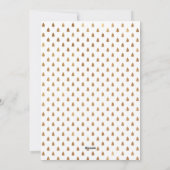 エレガント金ゴールド黒山写真新年 シーズンカード (裏面)