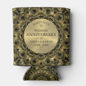 エレガント金ゴールド50金ゴールド結婚記念日 缶クーラー (裏面)