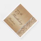 エレガント金ゴールド75誕生日 (コーナー)