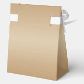 エレガント金ゴールド75誕生日 フェイバーボックス (裏面)