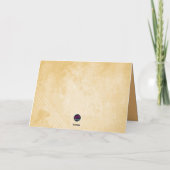 エレガント金ゴールド カード (裏面)