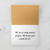 エレガント金ゴールド カード (内部)