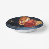 エレガント金ゴールド&グリッターレッドバルーン誕生日 ペーパーボウル (傾斜あり)