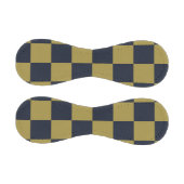 エレガント金ゴールド&ネイビー市松模様にル型 野球ボール (パネル)