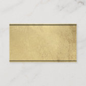 エレガント金ゴールド・ブラック・ウェディング・レセプション エンクロージャーカード (裏面)