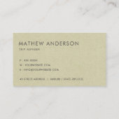 エレガント金ゴールド·ブラック·ワールド·マパーソナライズされたップ 名刺 (裏面)