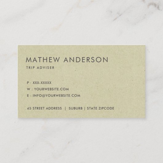 エレガント金ゴールド·ブラック·ワールド·マパーソナライズされたップ 名刺 (裏面)