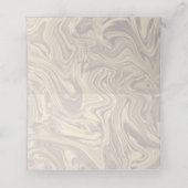 エレガント金ゴールド プレイスカード (内部開封)