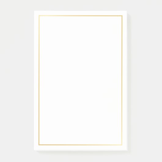 エレガント金ゴールド ポストイット (正面)