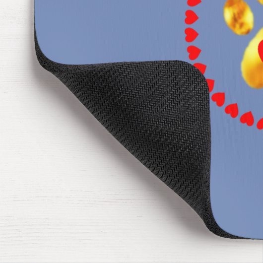 エレガント金ゴールド マウスパッド (コーナー)