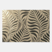 エレガント金ゴールド ラッピングペーパーシート (正面3)