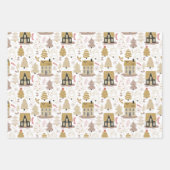 エレガント金ゴールド ラッピングペーパーシート (正面)