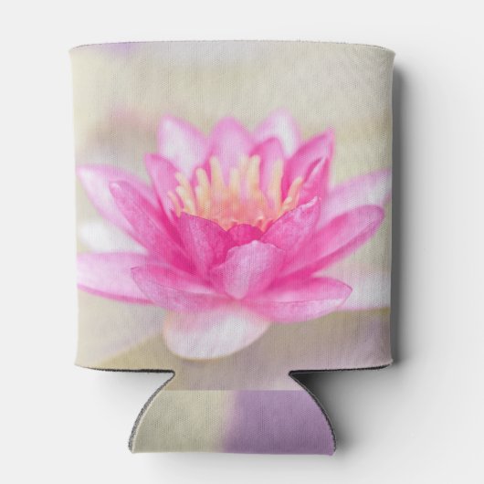 エレガント金ゴールド、ロータス、ヨガ 缶クーラー (裏面)