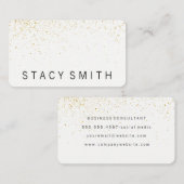 エレガント金ゴールド 名刺 (正面/裏面)