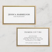 エレガント金ゴールド 名刺 (正面/裏面)