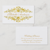 エレガント金ゴールド 名刺 (正面/裏面)