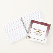 エレガント金ゴールド | 娘への手紙 ノートブック (内部)